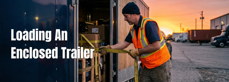 How to Load and Secure Equipment in an Enclosed Trailer