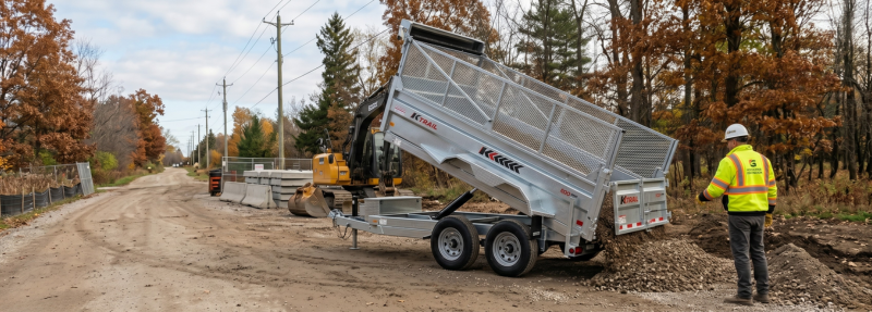 K-Trail Galvanized Dump Trailers: Benefits, Uses, and What to Look For