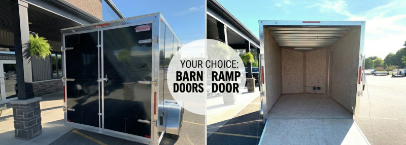 Ramp Door vs. Barn Doors: Which Big Buck Enclosed Trailer Setup is Best for You