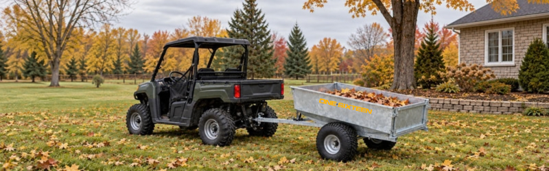 Beat the Freeze: 7 Property Jobs a One Sixteen ATV Dump Trailer Can Finish Before Winter